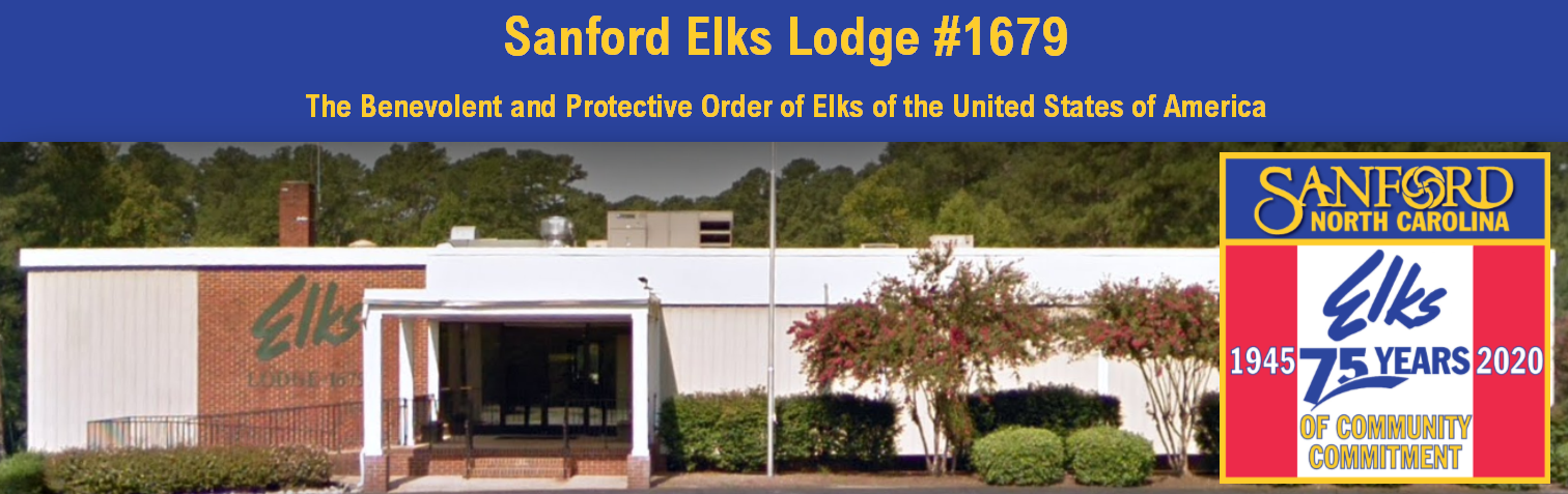 Memorial Board Sanford Elks Lodge 1679